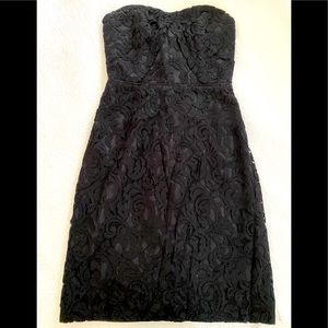J. Crew Lace Strapless Dress, like new- 00